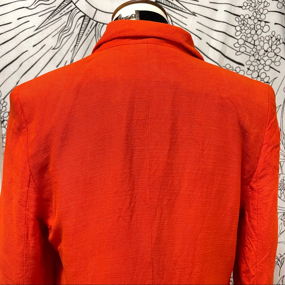 🌈 Wonderful Vintage pop Orange blazer - Picture 6 of 11